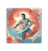 Surf Enthusiast Wrapped Canvas - Beyond T-shirts